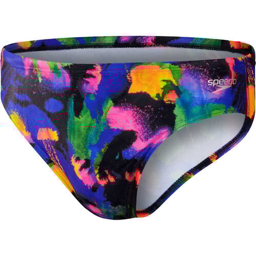 COSTUME SPEEDO UOMO SLIP NUOTO PISCINA COLORS FANTASY