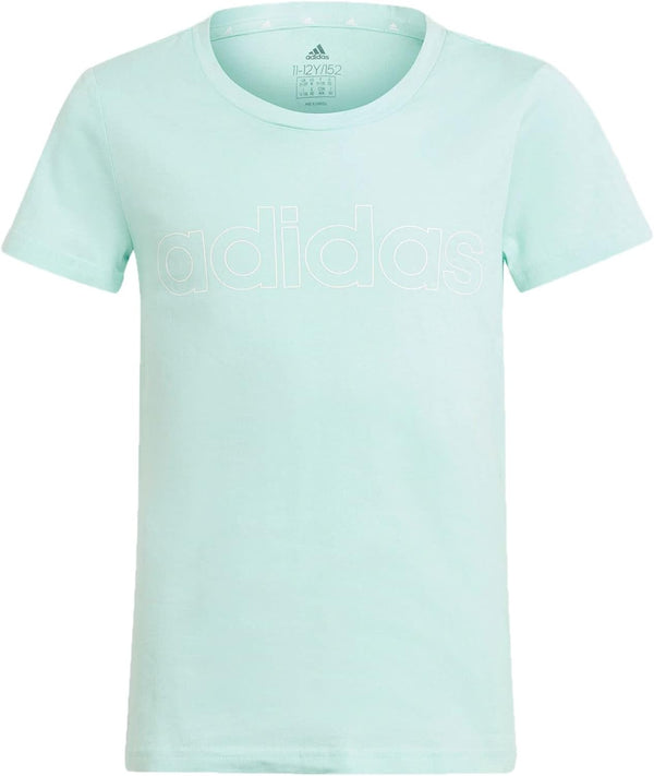 T-SHIRT T-SHIRT BIIMBO MÄDCHEN ADIDAS LOGO JUNGE JUNIOR HELLBLAU