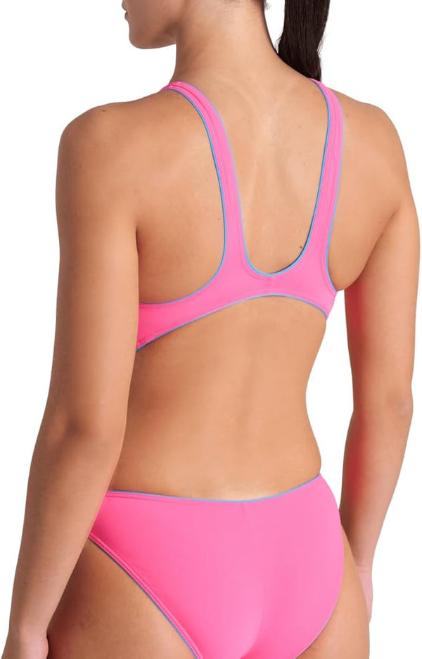 COSTUME ARENA DONNA ONE NEXT LOGO COSTUME INTERO PISCINA ROSA