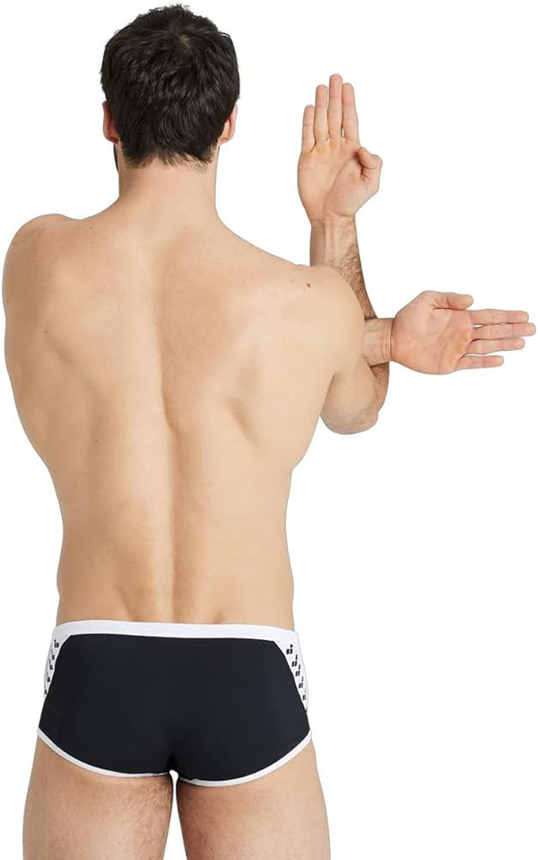 COSTUME ARENA UOMO ALTO NUOTO PISCINA SWIM BRIEFS ICONS TRUNK NERO