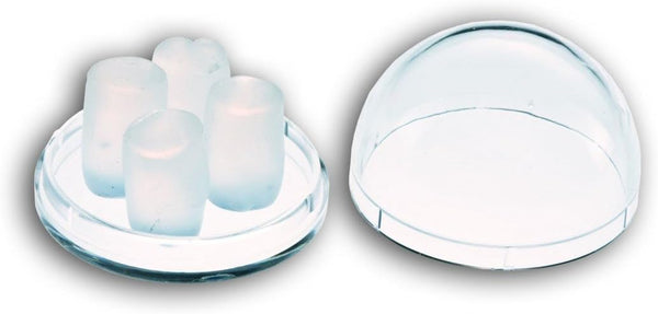 TAPPI ORECCHIE AQUA SPHERE EAR PLUGS TAPPA ORECCHIE SILICONE TRASPARENTI