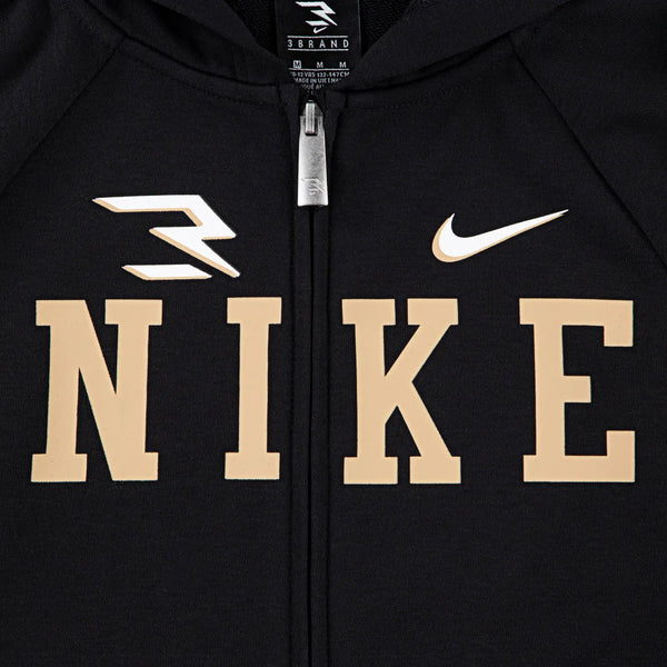FELPA NIKE RAGAZZO CON CAPPUCCIO BIMBO BOY NERA BLACK