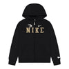 FELPA NIKE RAGAZZO CON CAPPUCCIO BIMBO BOY NERA BLACK