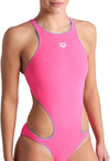 COSTUME ARENA DONNA ONE NEXT LOGO COSTUME INTERO PISCINA ROSA