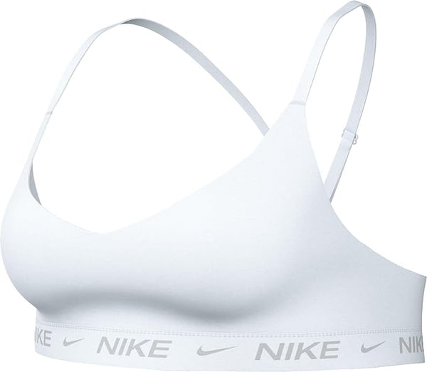 TOP NIKE AIR INDY WOMAN BRA DRI-FIT FITNESS WOD ROSA SCURO E BIANCO