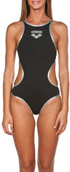 COSTUME ARENA DONNA ONE BIG LOGO COSTUME INTERO PISCINA NERO