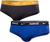 UNDERWEAR BRIEFS NIKE PRO 2 PAIRS SHORT MAN MAN BLUE BLACK