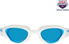 OCCHIALINI PISCINA ARENA THE ONE NUOTO OCCHIALI SWIM BIANCO BLU