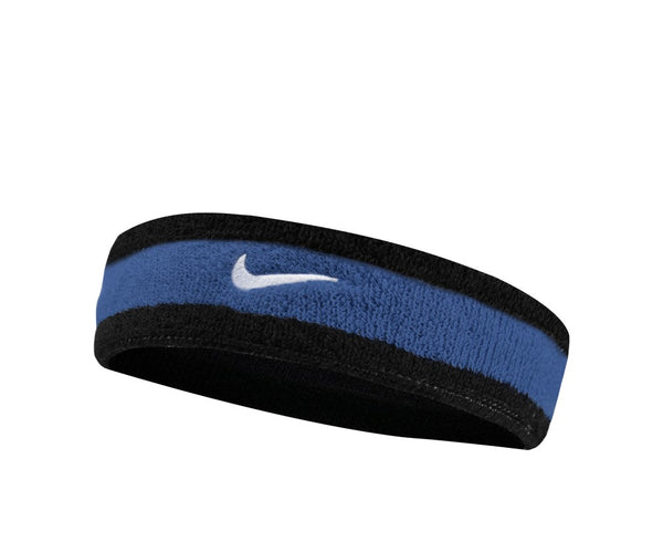 FASCIA FRONTE NIKE HEADBAND SPUGNA DRY FIT SWOOSH FASCETTA FASCE TESTA BLU