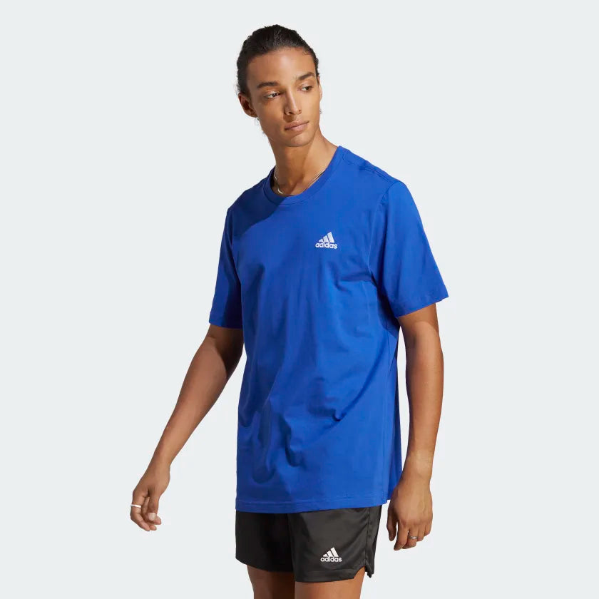 Blue adidas t shirt shop