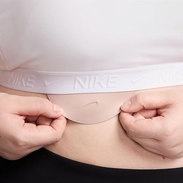 TOP NIKE AIR INDY WOMAN BRA DRI-FIT FITNESS WOD ROSA SCURO E BIANCO