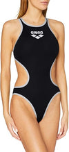 COSTUME ARENA DONNA ONE BIG LOGO COSTUME INTERO PISCINA NERO