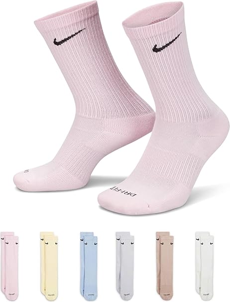 CALZE NIKE EVERYDAY PLUS SOCKS CALZA CROSSFIT 6 PAIA COLORATE PALESTRA