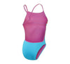 COSTUME DONNA PISCINA SPEEDO INTERO SPALLINA STRETTA SWIM SUIT DIGITAL VBACK