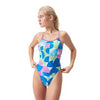 COSTUME DONNA PISCINA SPEEDO NUOTO INTERO SPALLINA ALOV DIGI STARBACK