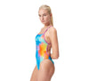 COSTUME DONNA PISCINA SPEEDO NUOTO INTERO SPALLINA ALOV DIGI COLORS