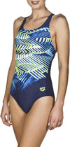 COSTUME NUOTO ARENA DONNA INTERO PISCINA NUOTO FANTASY BLU