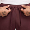PANTALONE NIKE UOMO TUTA TRAINING JOGGER CLUB FELPATO ROSSO BORDEUX