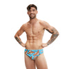 COSTUME SPEEDO UOMO SLIP NUOTO PISCINA ESCAPE SNAG SAMBO AZZURRO