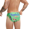 COSTUME SPEEDO UOMO SLIP NUOTO PISCINA ESCAPE BRIEFS SPEED DEALERS VERDE
