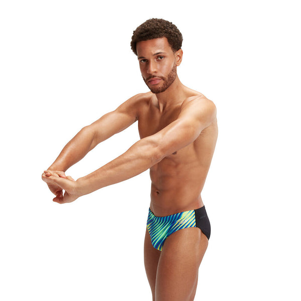 COSTUME SPEEDO UOMO SLIP NUOTO PISCINA DIGITAL VCUT BRIEF