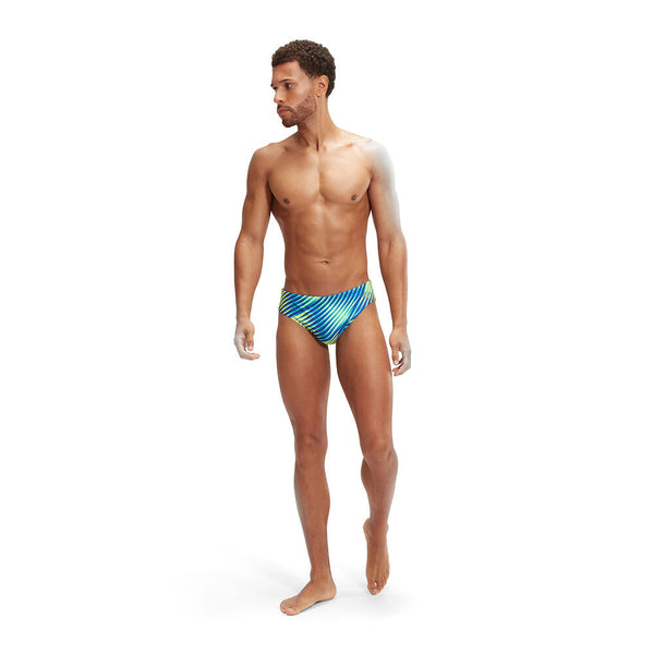 COSTUME SPEEDO UOMO SLIP NUOTO PISCINA DIGITAL VCUT BRIEF