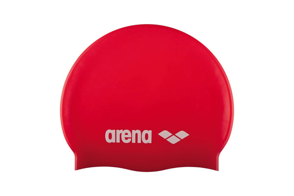 CUFFIA SILICONE ARENA CUFFIE NUOTO JUNIOR SWIM CLASSIC ROSSA