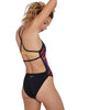 COSTUME DONNA PISCINA SPEEDO INTERO TIGER TIGRE SPALLINA STRETTA SWIM SUIT