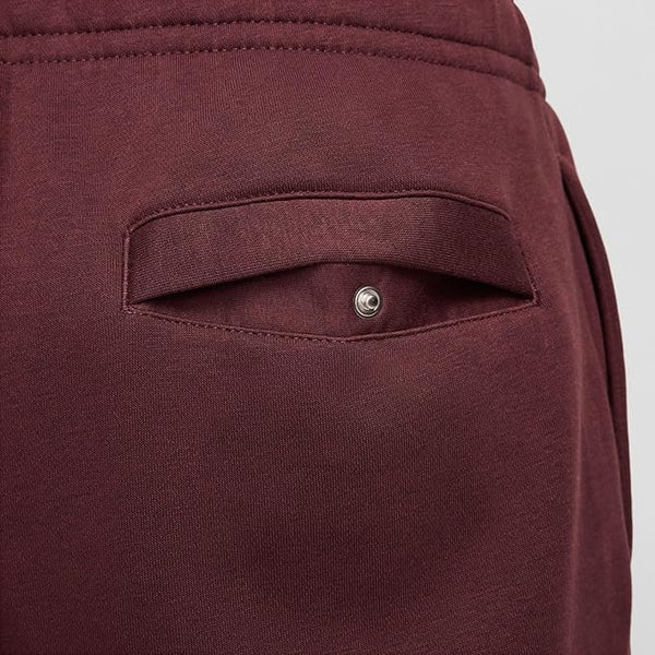 PANTALONE NIKE UOMO TUTA TRAINING JOGGER CLUB FELPATO ROSSO BORDEUX