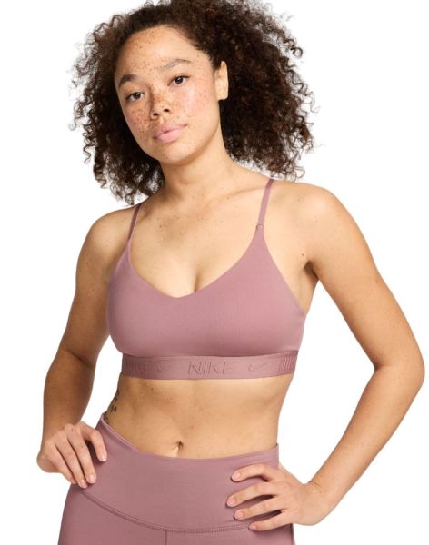 TOP NIKE AIR INDY WOMAN BRA DRI-FIT FITNESS WOD ROSA SCURO