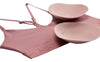 TOP NIKE AIR INDY WOMAN BRA DRI-FIT FITNESS WOD ROSA SCURO E BIANCO