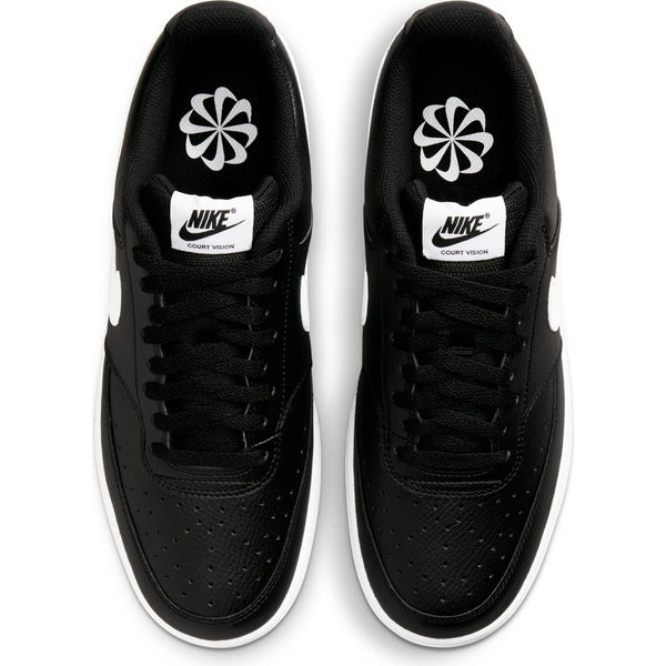 SCARPE NIKE COURT VISION LOW NEXT NATURE SNEAKERS NERE