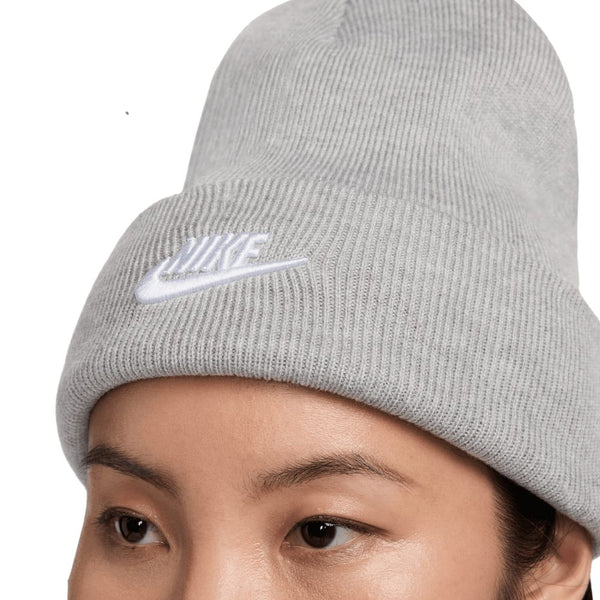 BERRETTO NIKE CUFFIA INVERNALE SPORT MODA RUNNING RUN BIANCA
