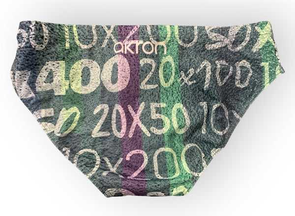 COSTUME AKRON ITALIA UOMO SLIP NUOTO PISCINA GREEN