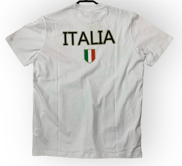 T SHIRT ARENA FIN ITALIA MAGLIA TRAINING NAZIONALE NUOTO BIANCA