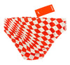 COSTUME SPEEDO ENDURANCE + UOMO SLIP NUOTO PISCINA SCACCHI ROSSO
