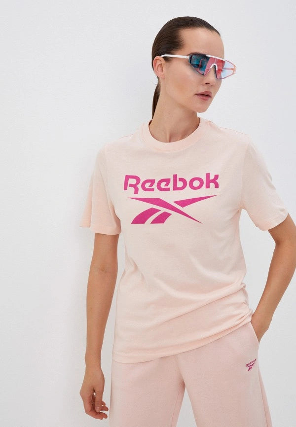 T SHIRT DONNA REEBOK IDENTITY BIG LOGO TEE
