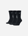 NIKE CALZE EVERYDAY CUSHIONED 3 PACK BIANCHE E NERE