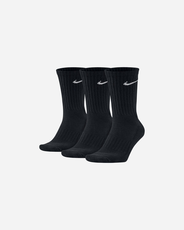 NIKE CALZE EVERYDAY CUSHIONED 3 PACK BIANCHE E NERE