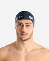 CUFFIA ARENA ITALIA FIN PISCINA SILICONE SWIM CAP CUFFIE NUOTO BLU ITALY