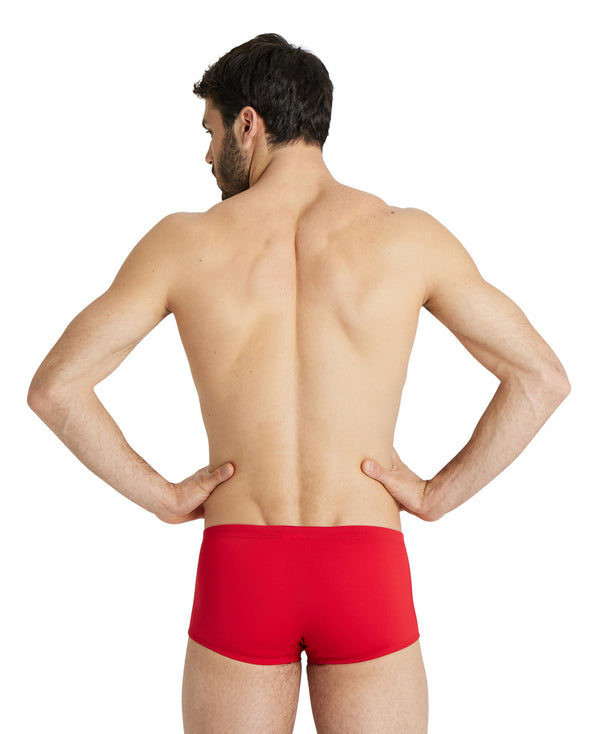COSTUME ARENA UOMO SLIP ALTO NUOTO PISCINA SOLID LOW WAIST SHORT TRUNK ROSSO