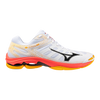 MIZUNO WAVE VOLTAGE 2 SCARPE PALLAVOLO DONNA BIANCA ARANCIO