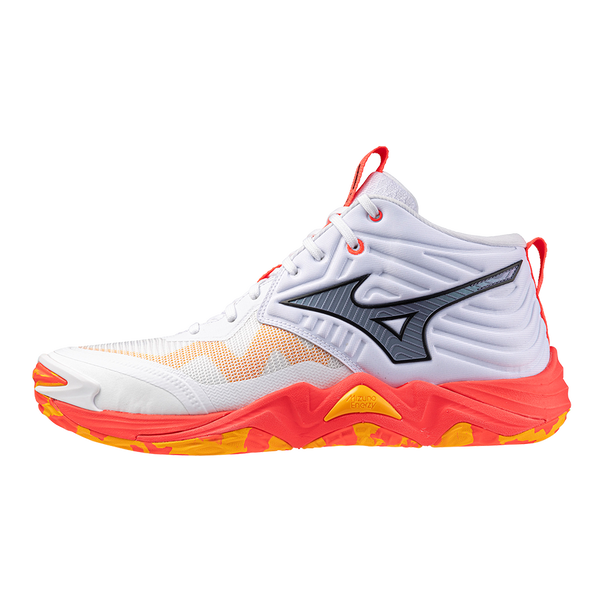 SCARPE VOLLEY MIZUNO WAVE MOMENTUM ELITE MID SCARPA PALLAVOLO WHITE