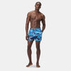 BOXER MARE SPEEDO COSTUME UOMO NUOTO PISCINA BLU FIORI