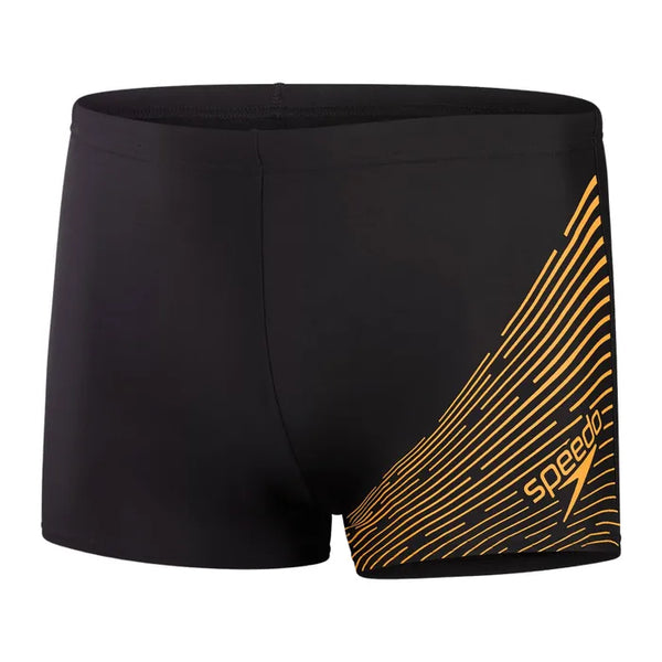 BOXER UOMO SPEEDO ECO MEDLEY LOGO NERO COSTUME ALTO