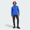 TUTA ADIDAS FELPA PANTALONE PERFORMANCE UOMO COTONE THREE STRIPS BLU
