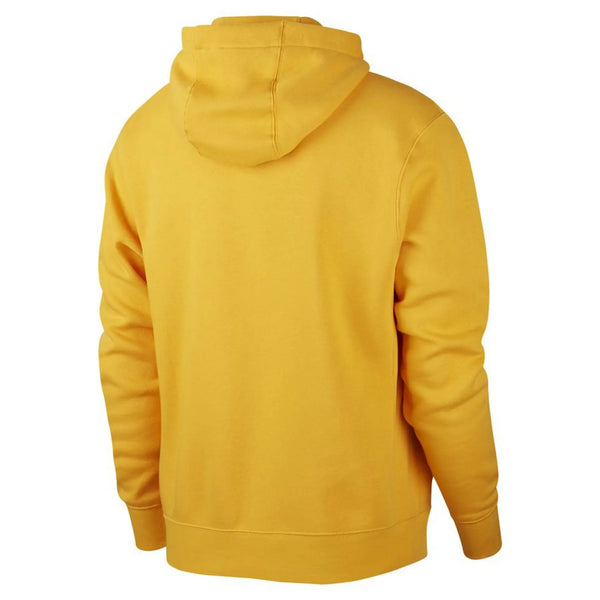 FELPA NIKE UOMO CON CAPPUCCIO SPORTSWEAR CLUB FLEECE GIALLA