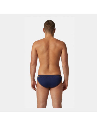 COSTUME AKRON ITALIA UOMO SLIP NUOTO PISCINA BICOLOR VERDE BLU