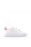 SCARPE BIMBO BIMBA ADIDAS ADVANTAGE CHILDREN CON STRAPPI BIANCO ROSA