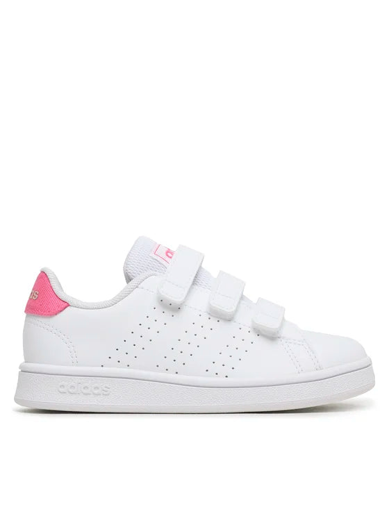 SCARPE BIMBO BIMBA ADIDAS ADVANTAGE CHILDREN CON STRAPPI BIANCO ROSA SCARPE BIMBO BIMBA ADIDAS ADVANTAGE CHILDREN CON STRAPPI BIANCO ROSA